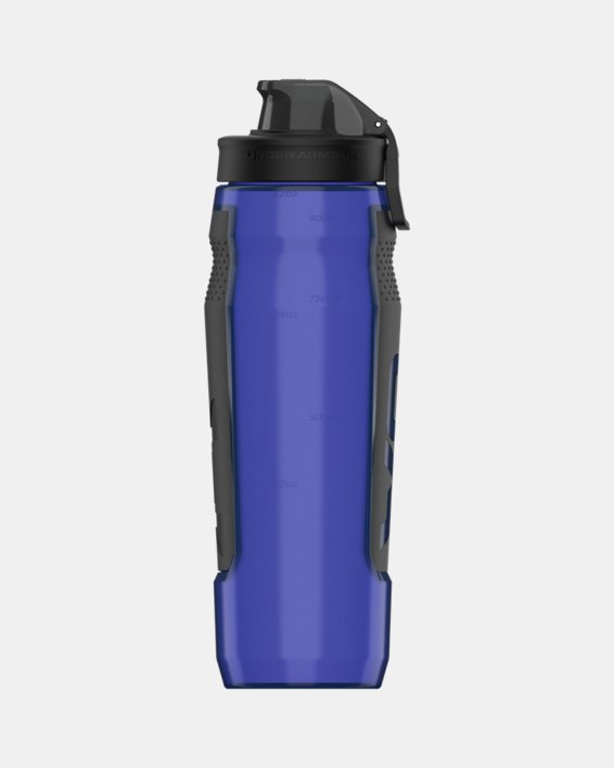UA Playmaker Squeeze 32 oz. Water Bottle, Blue, pdpMainDesktop image number 3